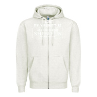 Oatmeal Heather i lost my virginity at shen yun 2022   t shirt Zipper Hoodie - linhVisuals