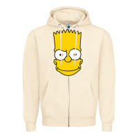 Sandshell kartun bart simpson mask Zipper Hoodie - linhVisuals