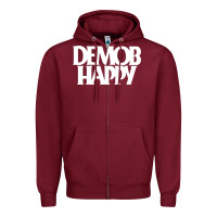 Burgundy demob happy 1 Zipper Hoodie - linhVisuals