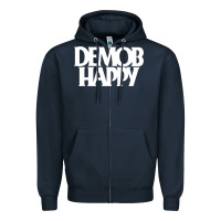 Navy demob happy 1 Zipper Hoodie - linhVisuals