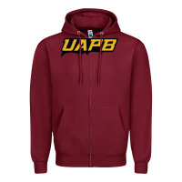 Burgundy this-arkansas-pine-bluff Zipper Hoodie - linhVisuals