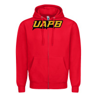 Red this-arkansas-pine-bluff Zipper Hoodie - linhVisuals