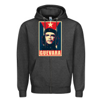Charcoal Heather guevara Zipper Hoodie - linhVisuals