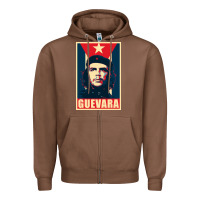 Chestnut guevara Zipper Hoodie - linhVisuals