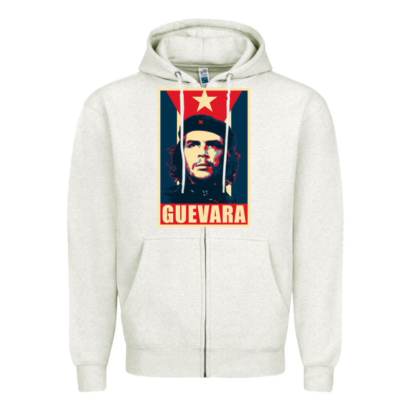 Guevara Zipper Hoodie by linhVisuals | Teevron