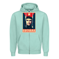 Seafoam guevara Zipper Hoodie - linhVisuals