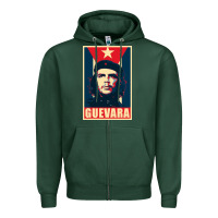 Sports Green guevara Zipper Hoodie - linhVisuals