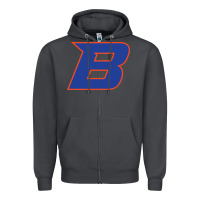 Smoke new-boise-state Zipper Hoodie - linhVisuals