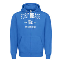 True Royal fort bragg california ca vintage boat anchor flag design tee Zipper Hoodie - linhVisuals