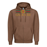 Chestnut Gnocchi Classic Fashion Parody Pasta Noodles Italian Zipper Hoodie - linhVisuals