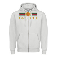 Dove Grey Gnocchi Classic Fashion Parody Pasta Noodles Italian Zipper Hoodie - linhVisuals