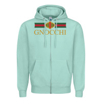 Seafoam Gnocchi Classic Fashion Parody Pasta Noodles Italian Zipper Hoodie - linhVisuals