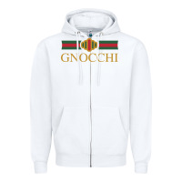 White Gnocchi Classic Fashion Parody Pasta Noodles Italian Zipper Hoodie - linhVisuals