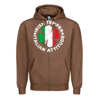 Chestnut irish temper italian attitude t shirt st patrick's day t shirt Zipper Hoodie - linhVisuals