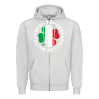 Dove Grey irish temper italian attitude t shirt st patrick's day t shirt Zipper Hoodie - linhVisuals