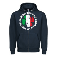 Irish Temper Italian Attitude T Shirt St Patrick's Day T Shirt Zipper Hoodie | Teevron