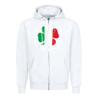 White irish temper italian attitude t shirt st patrick's day t shirt Zipper Hoodie - linhVisuals