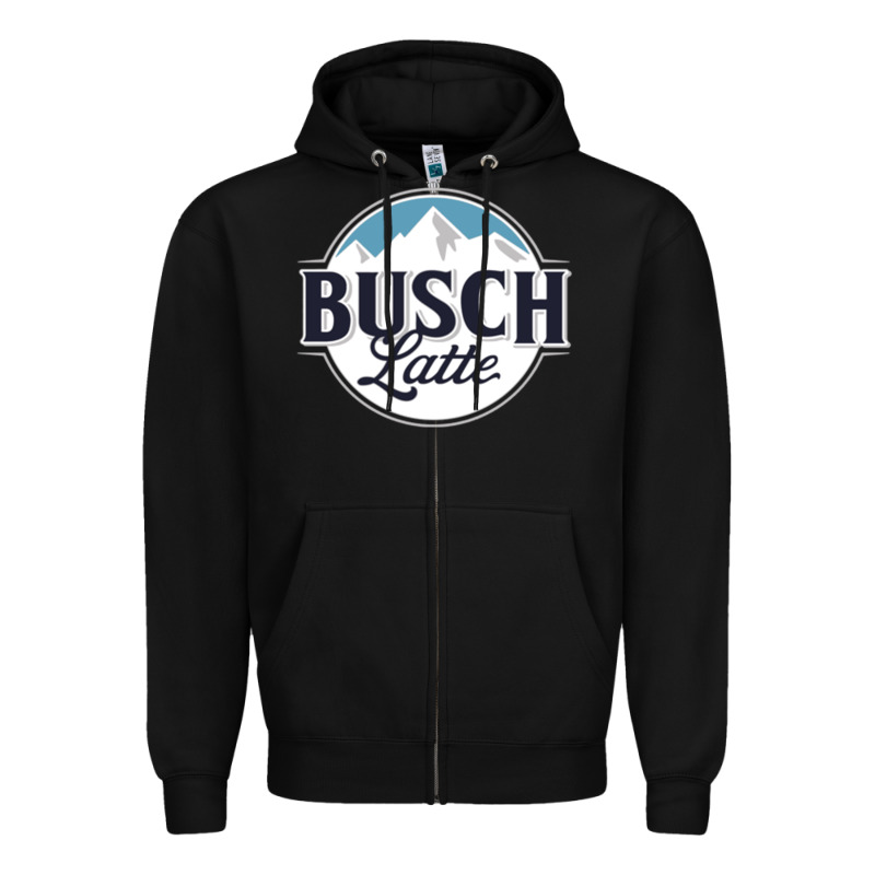 Busch Latte Cool Zipper Hoodie by linhVisuals | Teevron