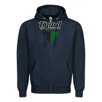 Navy tigard high school Zipper Hoodie - linhVisuals