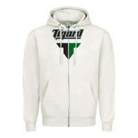 Oatmeal Heather tigard high school Zipper Hoodie - linhVisuals