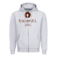 Heather Grey Talenti Zipper Hoodie - linhVisuals