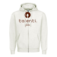 Oatmeal Heather Talenti Zipper Hoodie - linhVisuals