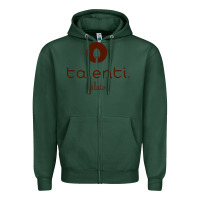 Sports Green Talenti Zipper Hoodie - linhVisuals