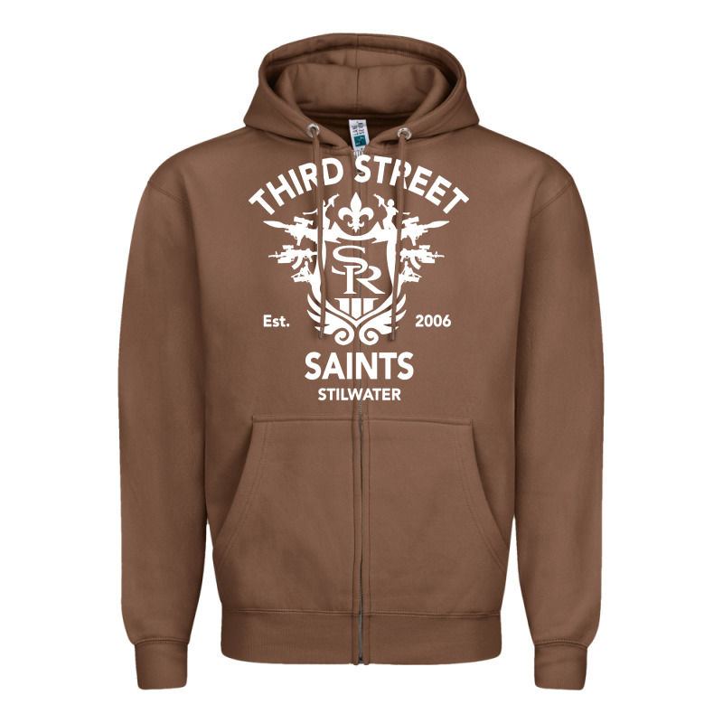 Saints Row 3 Tribute Emblem Zipper Hoodie by linhVisuals | Teevron