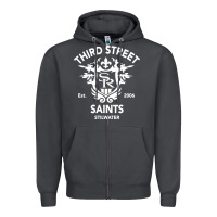 Smoke saints row 3 tribute emblem Zipper Hoodie - linhVisuals