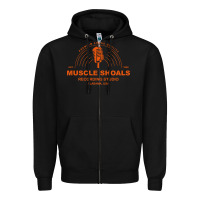 Black recording studio Zipper Hoodie - linhVisuals