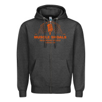 Charcoal Heather recording studio Zipper Hoodie - linhVisuals