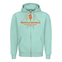 Seafoam recording studio Zipper Hoodie - linhVisuals