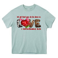 Arona Let all that you do be done in love i corinthians Heavy Core Tee - HowdyJamesFarm