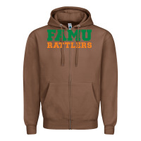 Chestnut FAMU RATTLERS Zipper Hoodie - linhVisuals