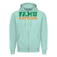 Seafoam FAMU RATTLERS Zipper Hoodie - linhVisuals