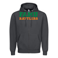 Smoke FAMU RATTLERS Zipper Hoodie - linhVisuals