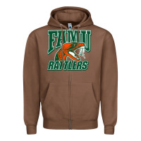 Chestnut FAMU RATTLERS Zipper Hoodie - linhVisuals