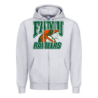 Heather Grey FAMU RATTLERS Zipper Hoodie - linhVisuals
