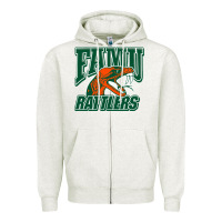 Oatmeal Heather FAMU RATTLERS Zipper Hoodie - linhVisuals