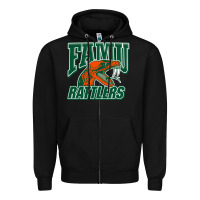 Black FAMU RATTLERS Zipper Hoodie - linhVisuals