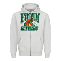 Dove Grey FAMU RATTLERS Zipper Hoodie - linhVisuals