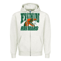 Oatmeal Heather FAMU RATTLERS Zipper Hoodie - linhVisuals