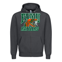Smoke FAMU RATTLERS Zipper Hoodie - linhVisuals
