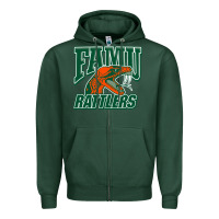 Sports Green FAMU RATTLERS Zipper Hoodie - linhVisuals