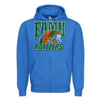 True Royal FAMU RATTLERS Zipper Hoodie - linhVisuals