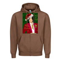 Chestnut merry christmas heal the world michael jackson Zipper Hoodie - linhVisuals