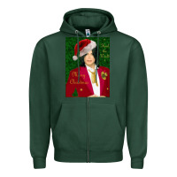 Sports Green merry christmas heal the world michael jackson Zipper Hoodie - linhVisuals