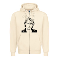 Sandshell jeff buckley 90s style fan art Zipper Hoodie - linhVisuals