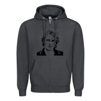 Smoke jeff buckley 90s style fan art Zipper Hoodie - linhVisuals