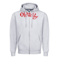 Heather Grey old and in the way musician Zipper Hoodie - linhVisuals
